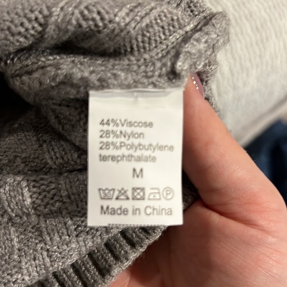 Gray Knit Sweater Vest - Picture 6 of 6